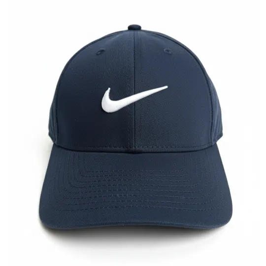 Nike Midnight Navy Cap with White Swoosh Logo